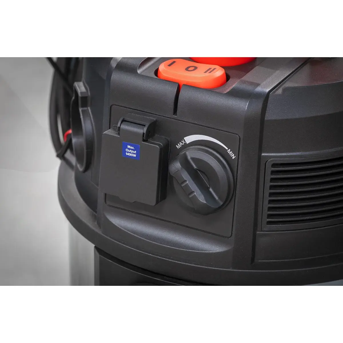 Sealey Vacuum Cleaner Industrial Dust-Free Wet/Dry 38L 1500W/230V Stainless Steel Drum M Class Filtration - Image 6