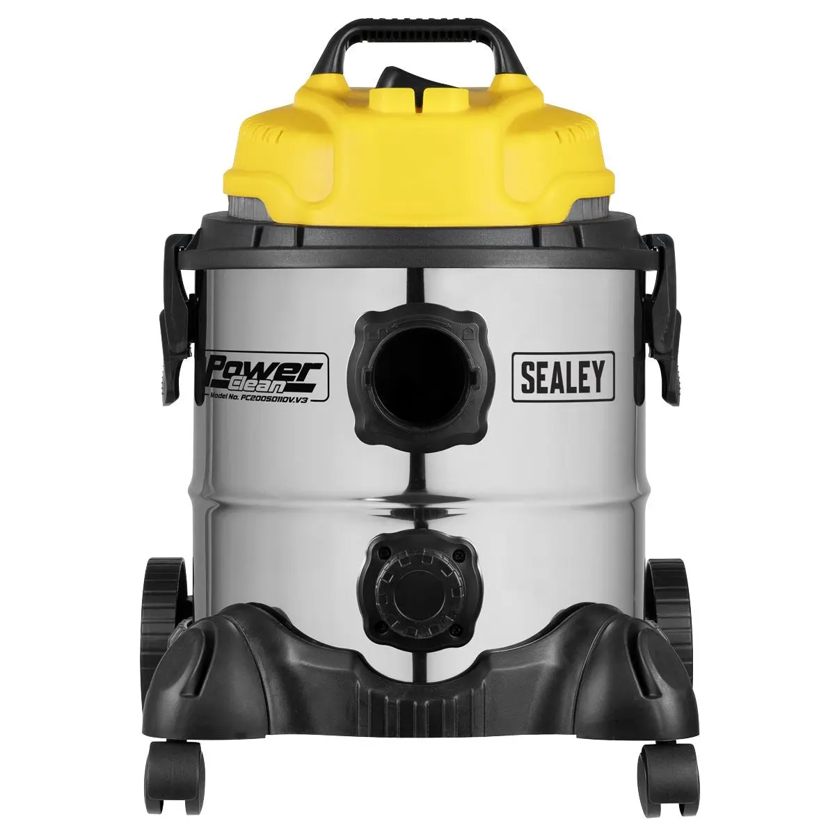 Sealey Vacuum Cleaner Industrial Wet & Dry 20L 1250W/110V Stainless Drum - Image 6