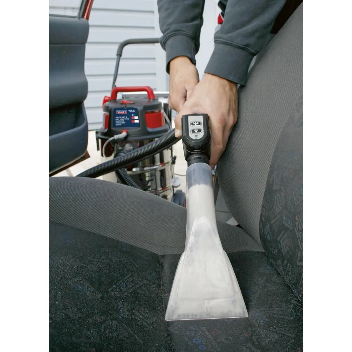 Sealey Valet Machine Wet & Dry 30L Stainless Drum - Image 5