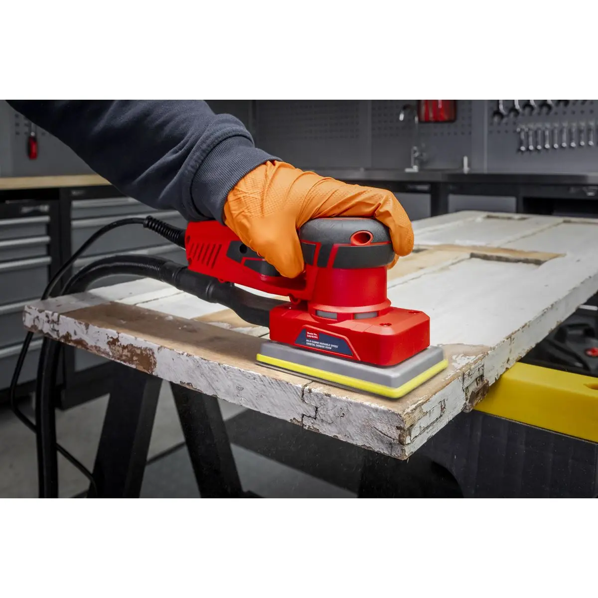 Sealey Variable Speed Brushless Orbital Sander 80 x 133mm 350W - Image 7