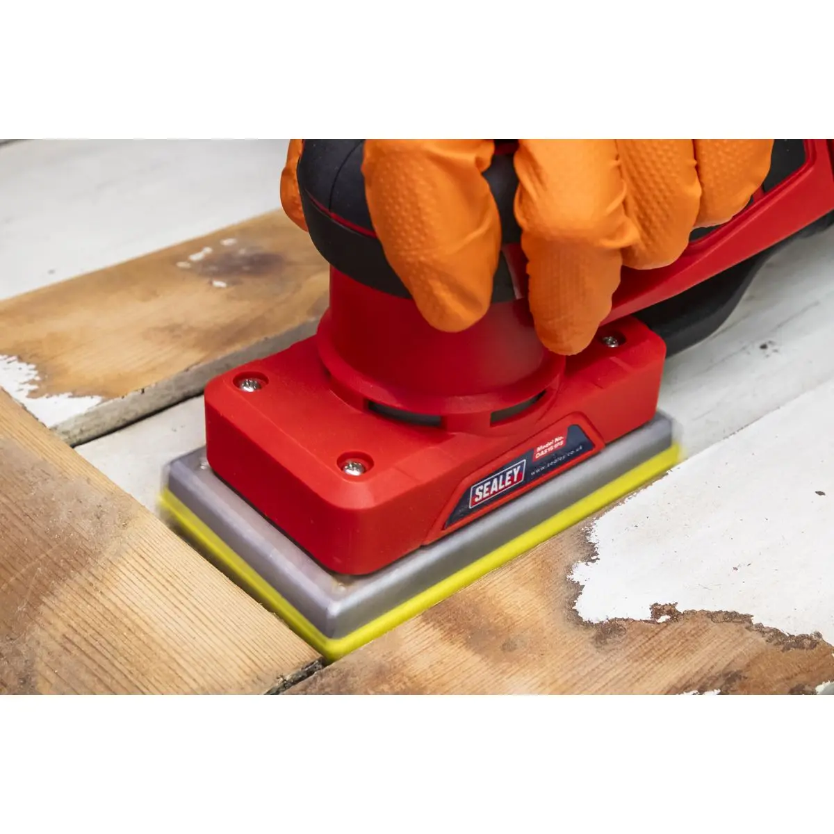Sealey Variable Speed Brushless Orbital Sander 80 x 133mm 350W - Image 9