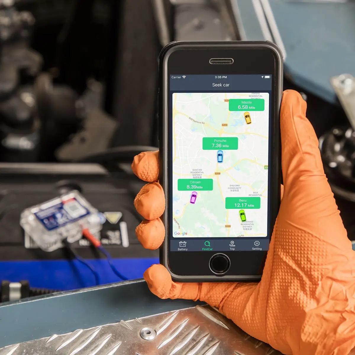 Sealey Vehicle Finder & Battery Monitor Sensor - Image 5