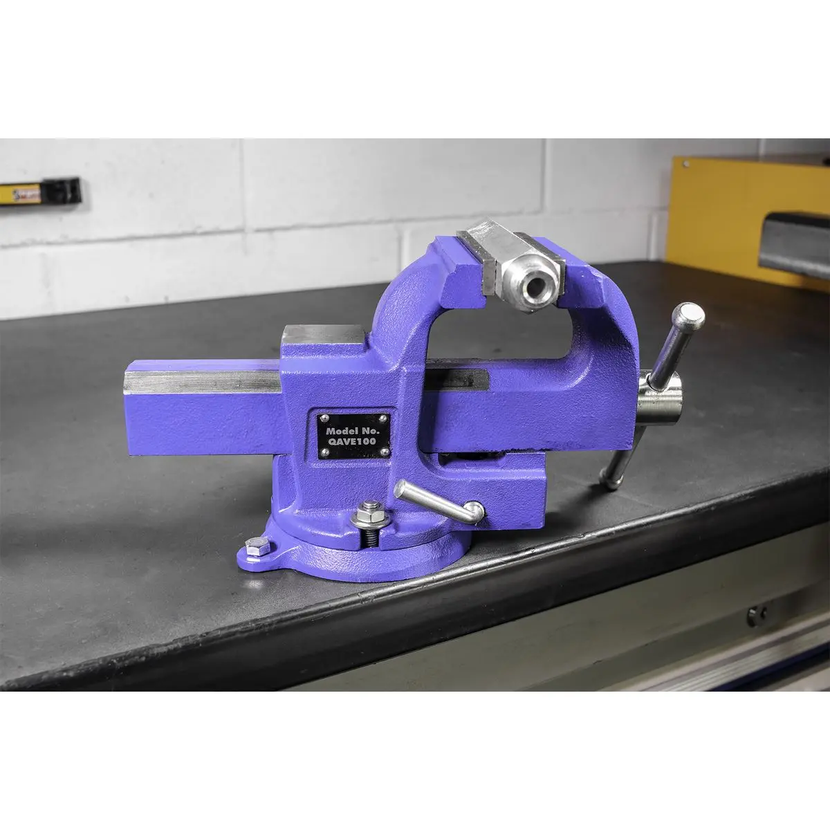 Sealey Vice 100mm Quick Action Swivel Base SG Iron - Image 2