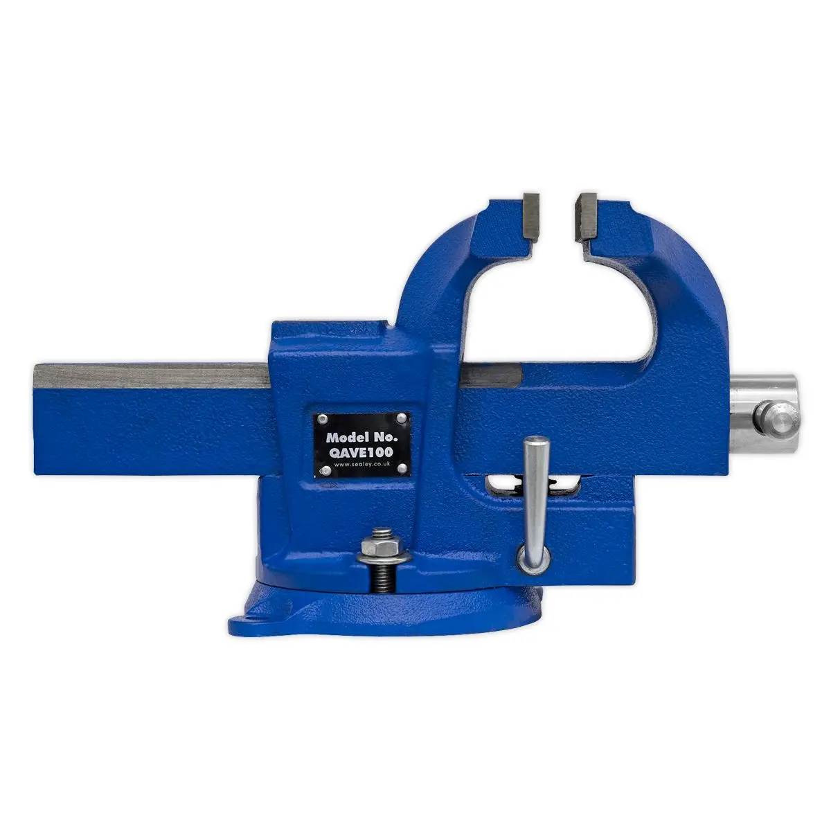Sealey Vice 100mm Quick Action Swivel Base SG Iron - Image 4