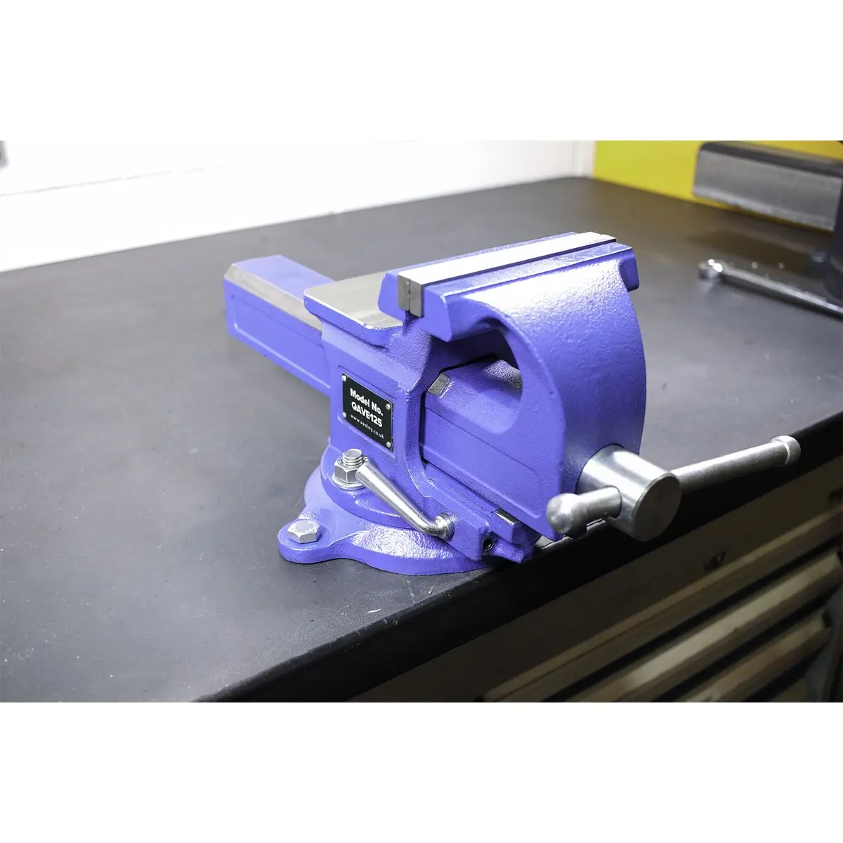 Sealey Vice 125mm Quick Action Swivel Base SG Iron - Image 6