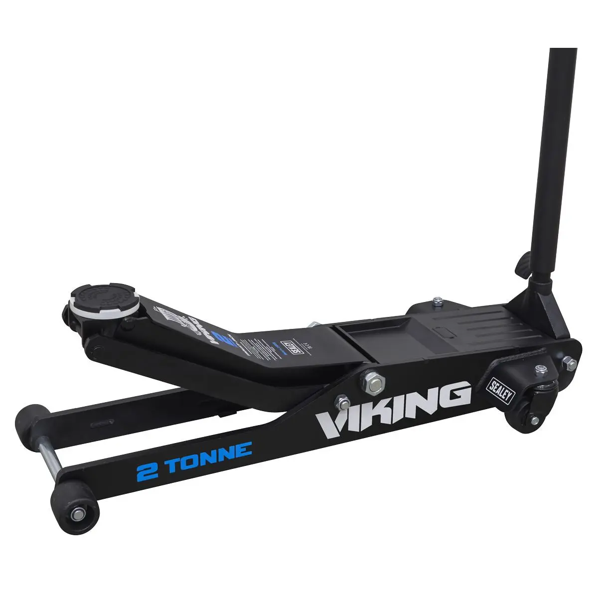 Sealey Viking 2 Tonne Low Entry Long Reach Trolley Jack with Rocket Lift - Image 3