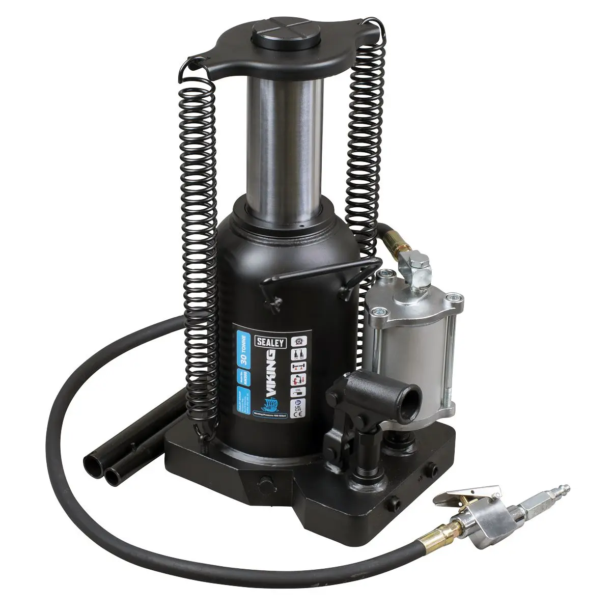 Sealey Viking Manual/Air Hydraulic Bottle Jack 30 Tonne - Image 2