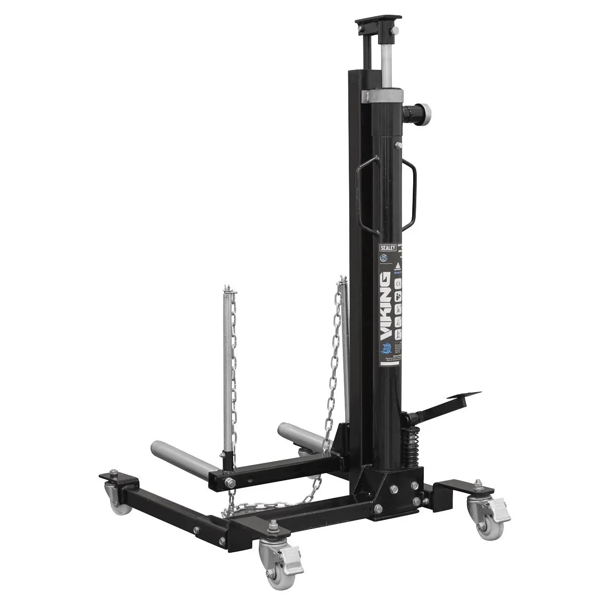 Sealey Viking Quick Lift Wheel Removal/Lifter Trolley 100kg Capacity - Image 3