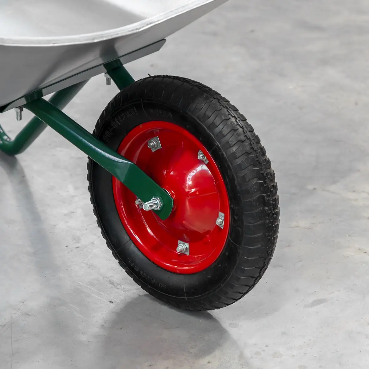Sealey Wheelbarrow 65L Galvanized - Image 2