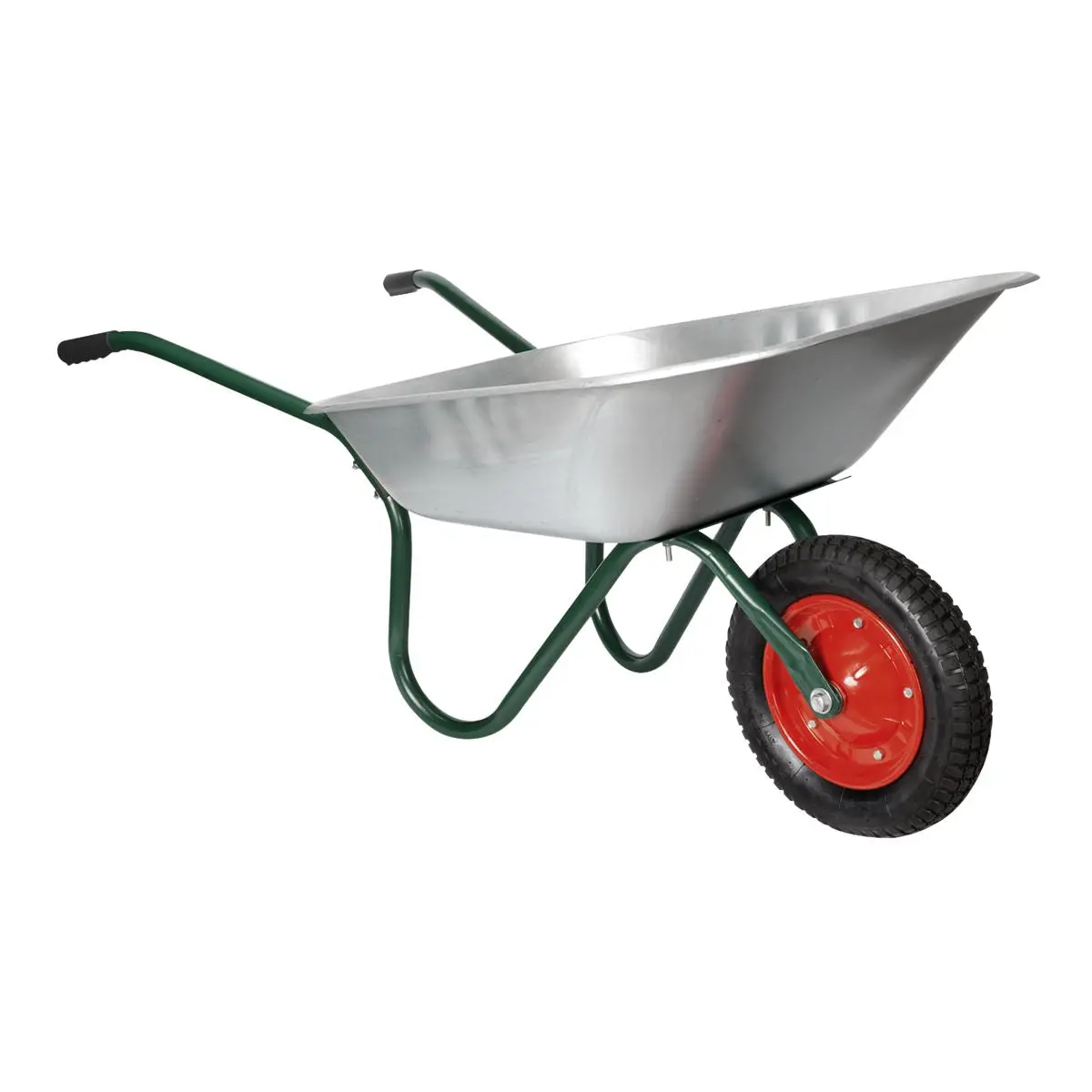 Sealey Wheelbarrow 65L Galvanized - Image 7