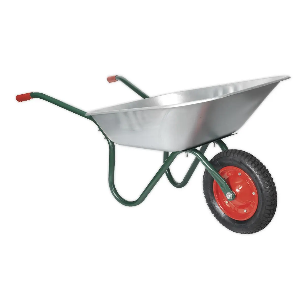 Sealey Wheelbarrow 65L Galvanized - Image 8