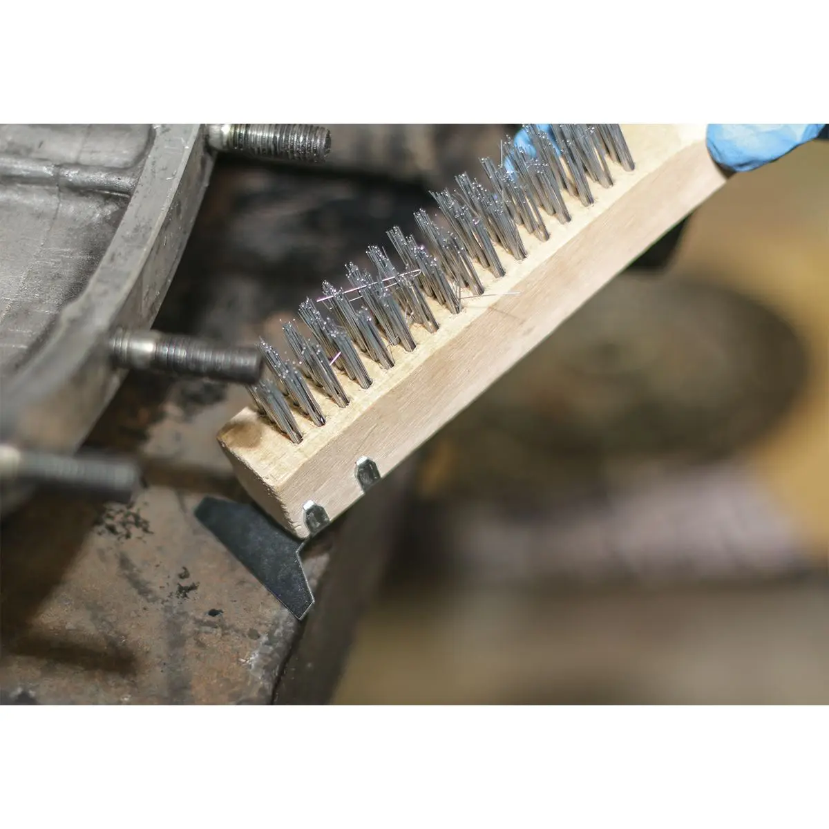 Sealey Wire Brush with Steel Fill & Scraper 260mm - Image 3