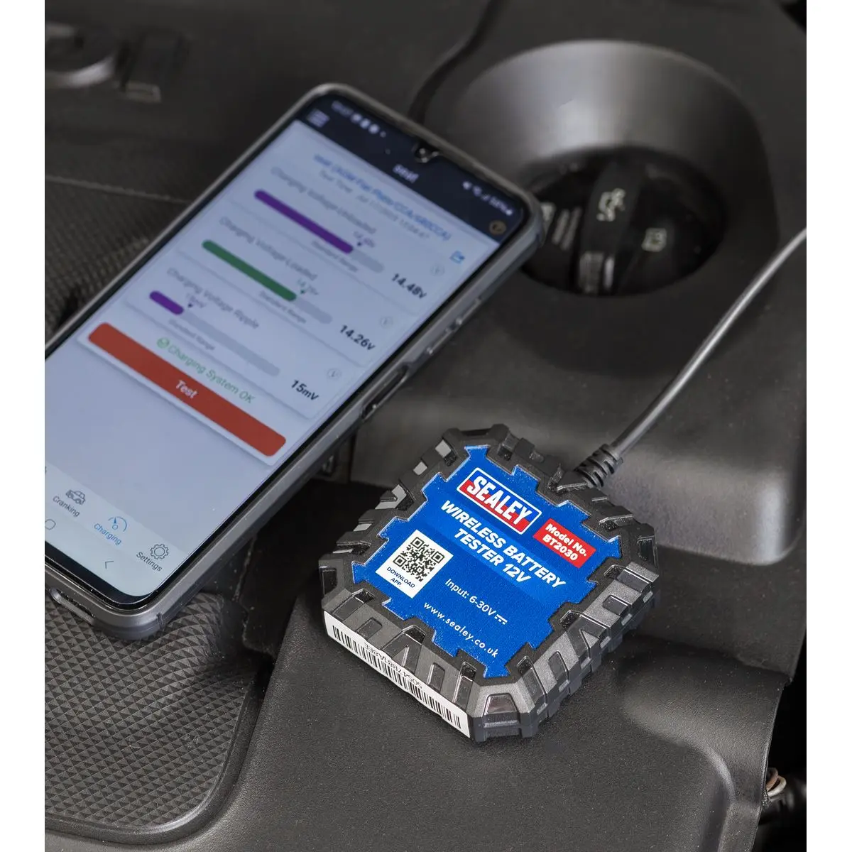 Sealey Wireless Battery Tester 12V - Image 6