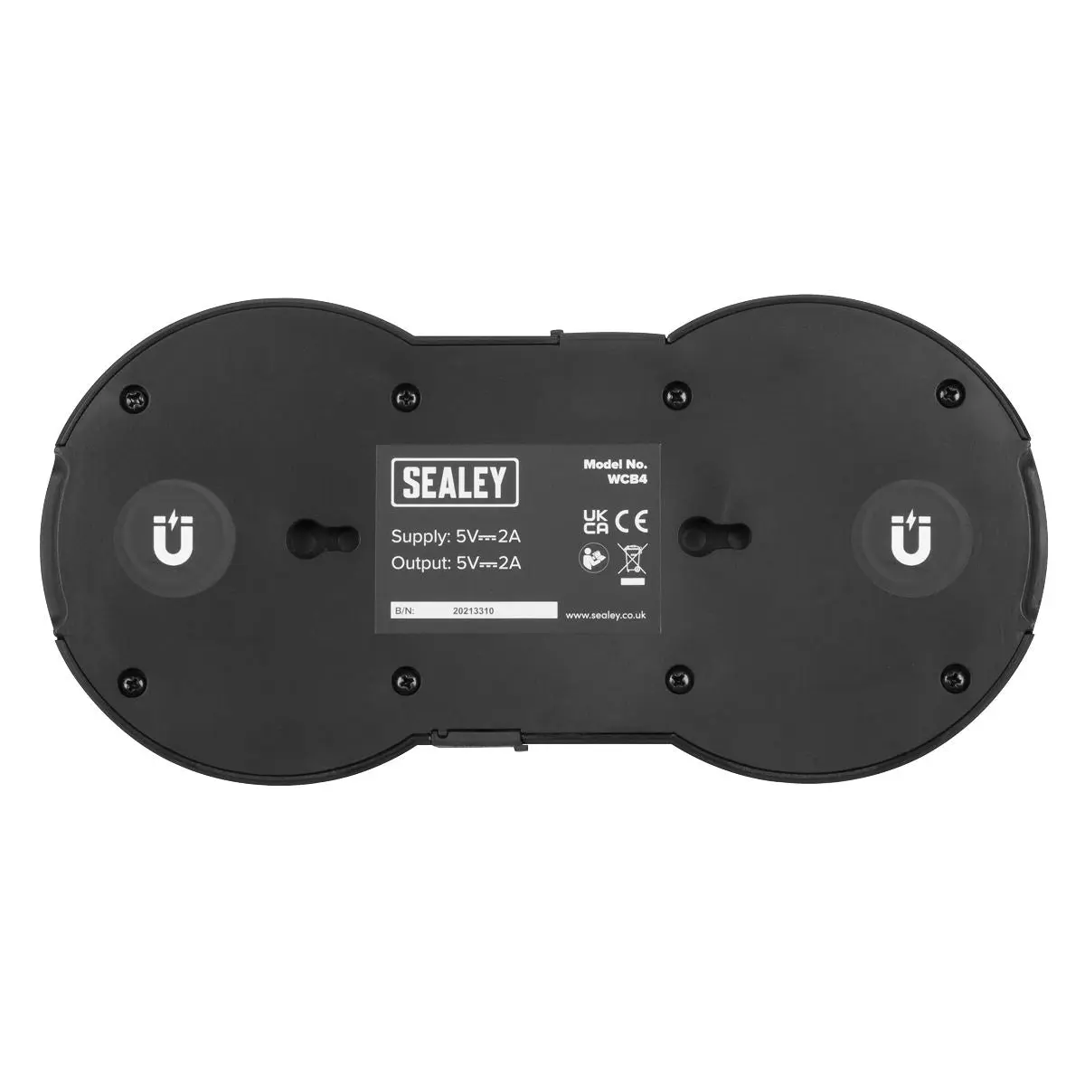 Sealey Wireless Charging Base Double 5V⎓2A - Image 2