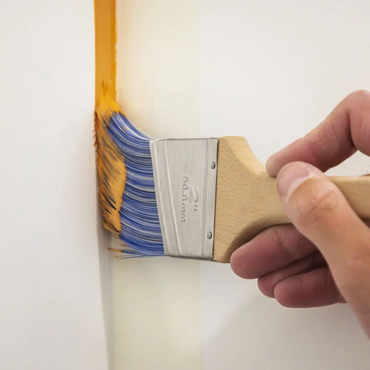 Sealey Wooden Handle Cutting-In Paint Brush 50mm - Image 5