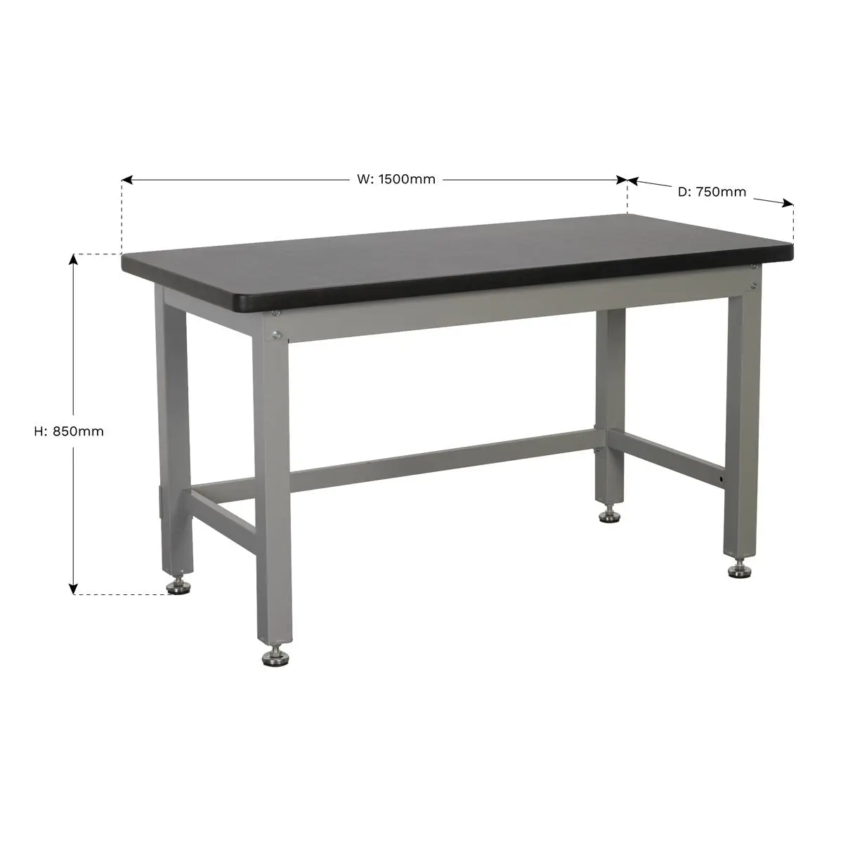 Sealey Premier Industrial Workbench Steel Industrial 1.5m - Image 2