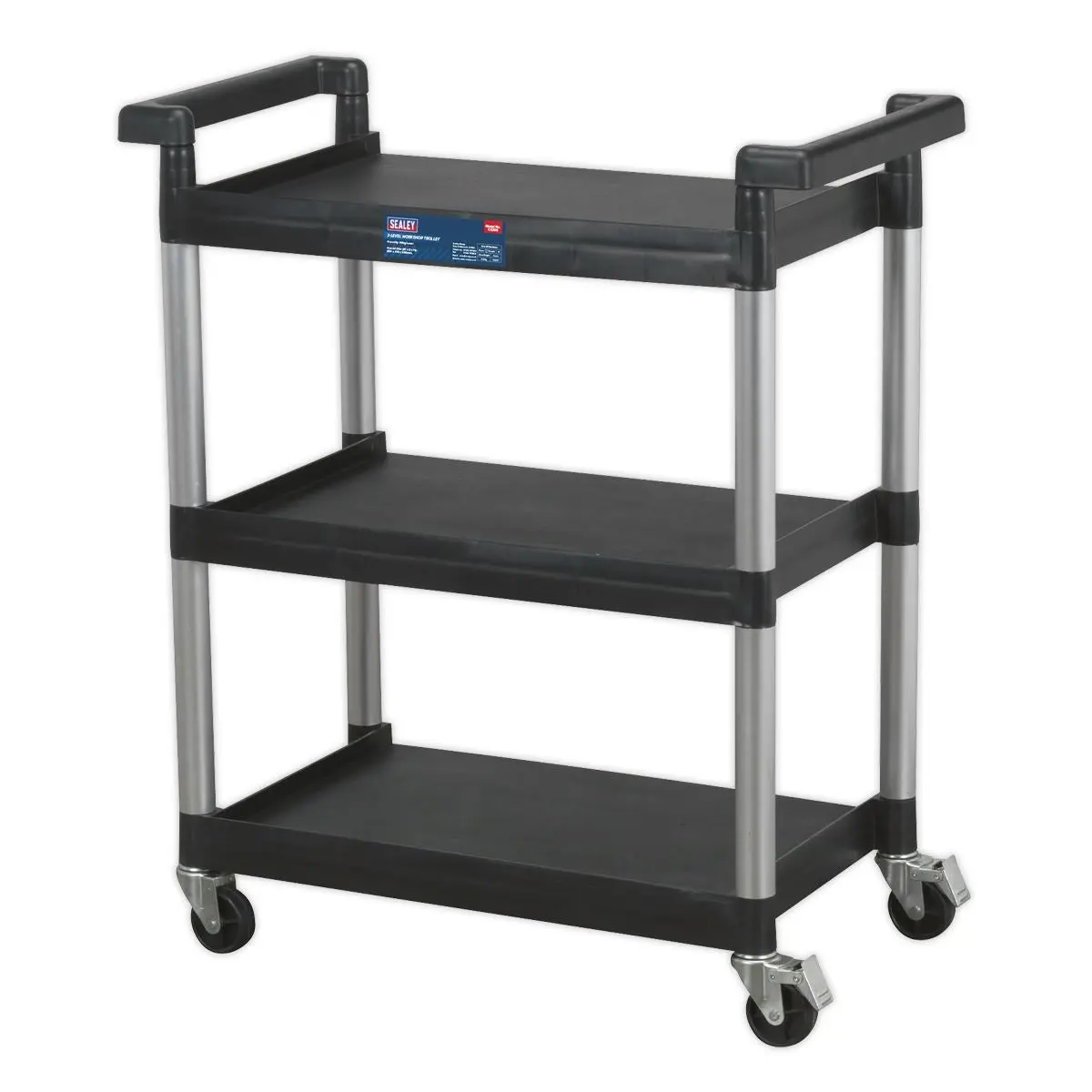Sealey Workshop Trolley 3-Level - Image 7
