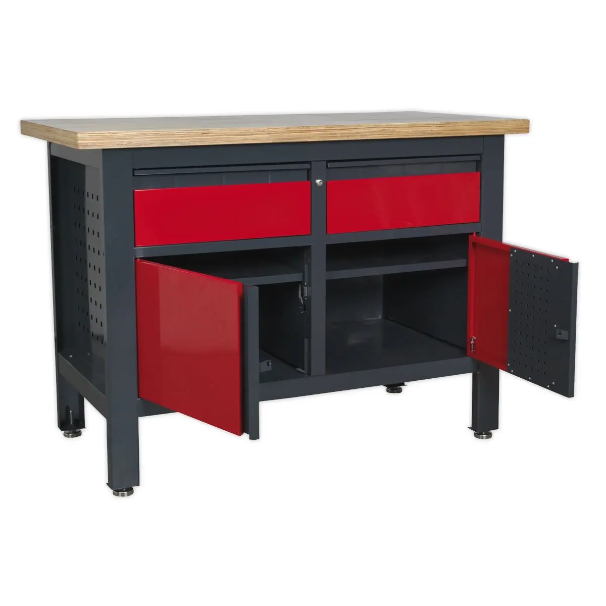 Sealey Workbench with 2 Drawers & 2 Cupboards - Image 7