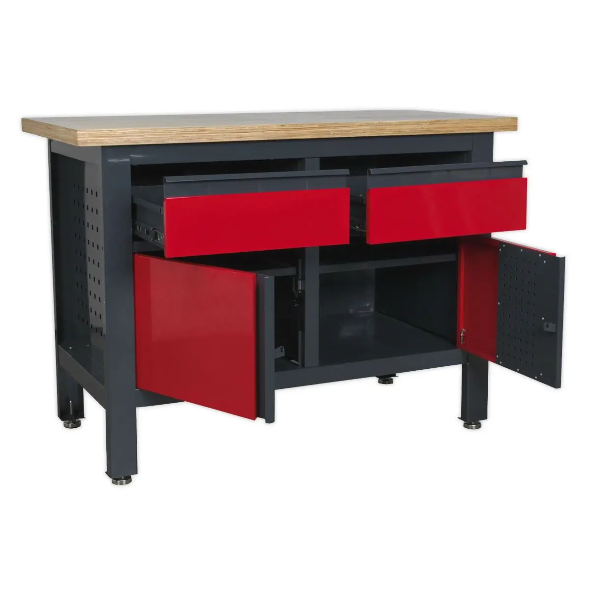 Sealey Workbench with 2 Drawers & 2 Cupboards - Image 8