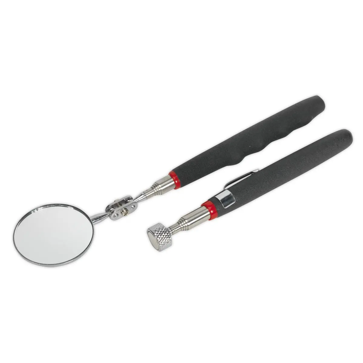 Siegen 2 Piece Inspection Mirror & Pickup Tool Set - Image 2