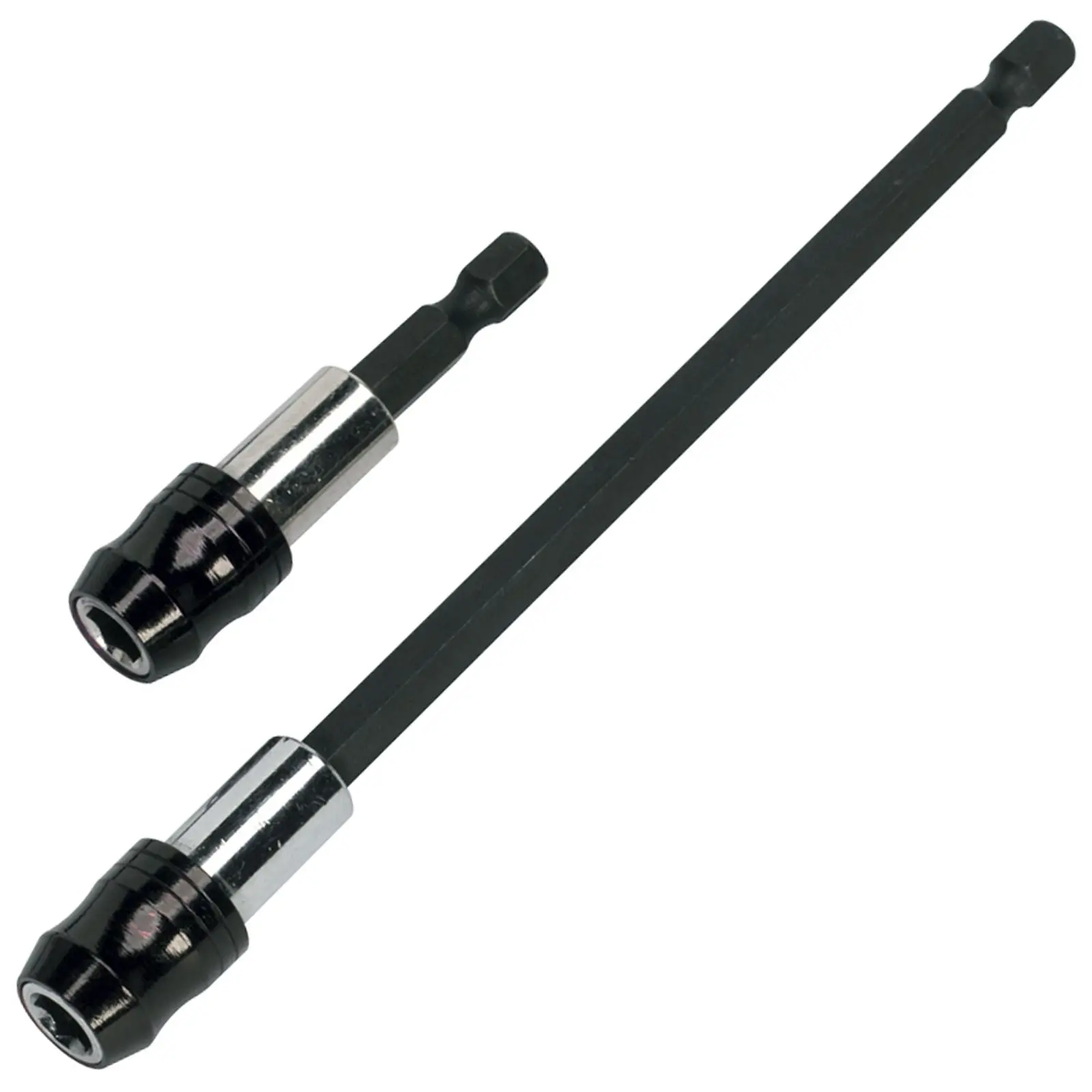 Siegen 2 Piece Quick Chuck Bit Holder Set 1/4" Hex Drive 60 & 150mm - Image 2
