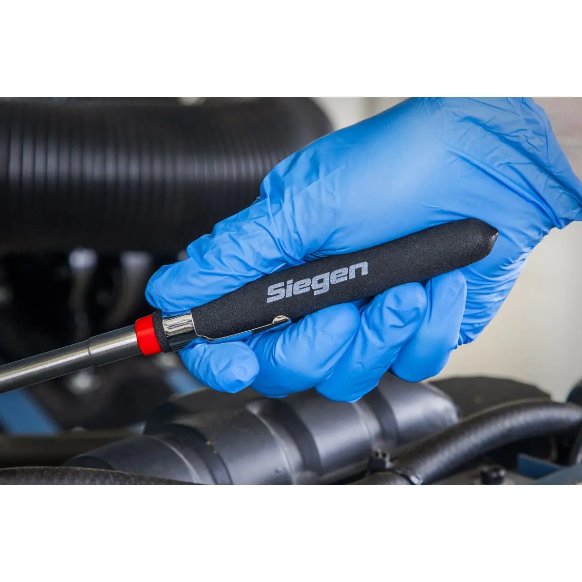 Siegen 3.6kg Heavy Duty Magnetic Pick Up Tool Garage Household Ferrous - Image 5
