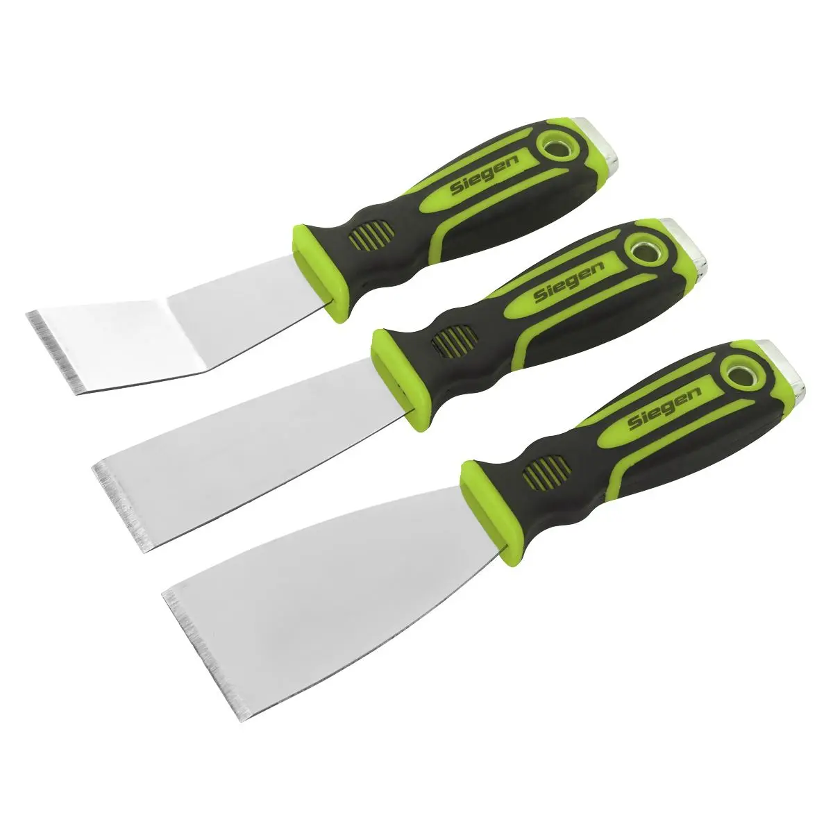 Siegen 3 Piece Scraper Blade Set with Hammer Cap Stainless Steel Cap Gasket Scraping - Image 5