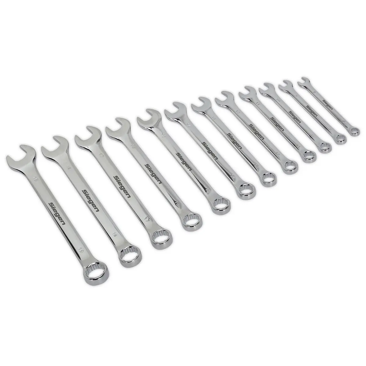 Siegen by Sealey Combination Spanner Set 12pc Metric - Image 5