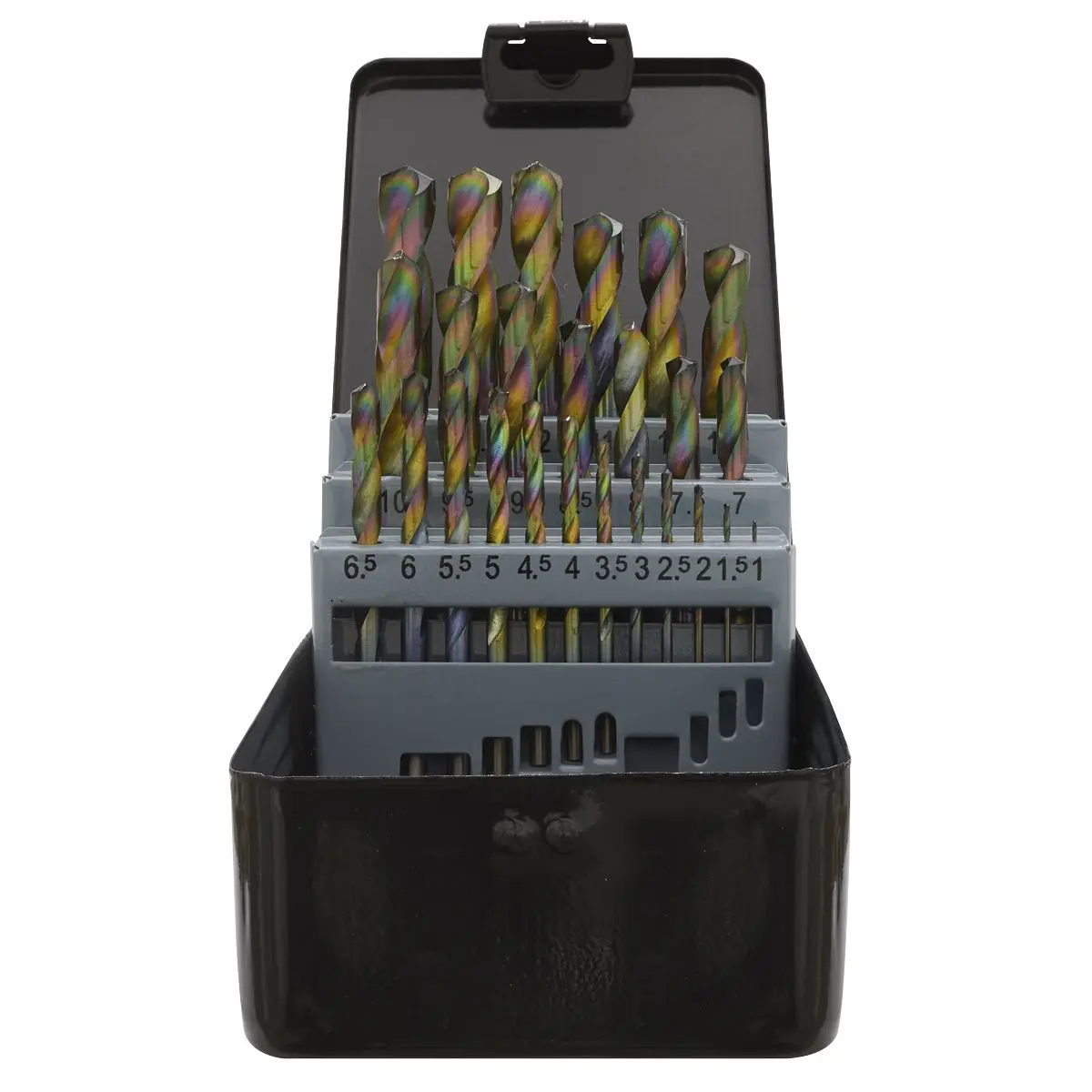 Siegen by Sealey HSS Drill Bit Set 25pc Edge Ground - Metric DIN 338 - Image 3
