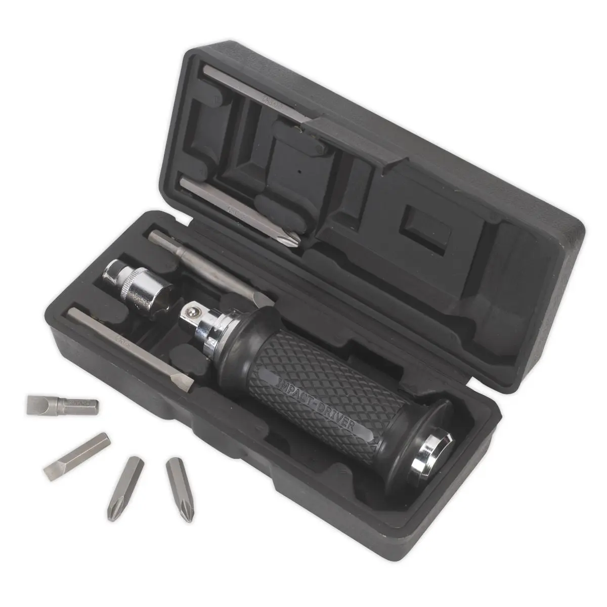 Siegen by Sealey Impact Driver Set 10pc Protection Grip - Image 3