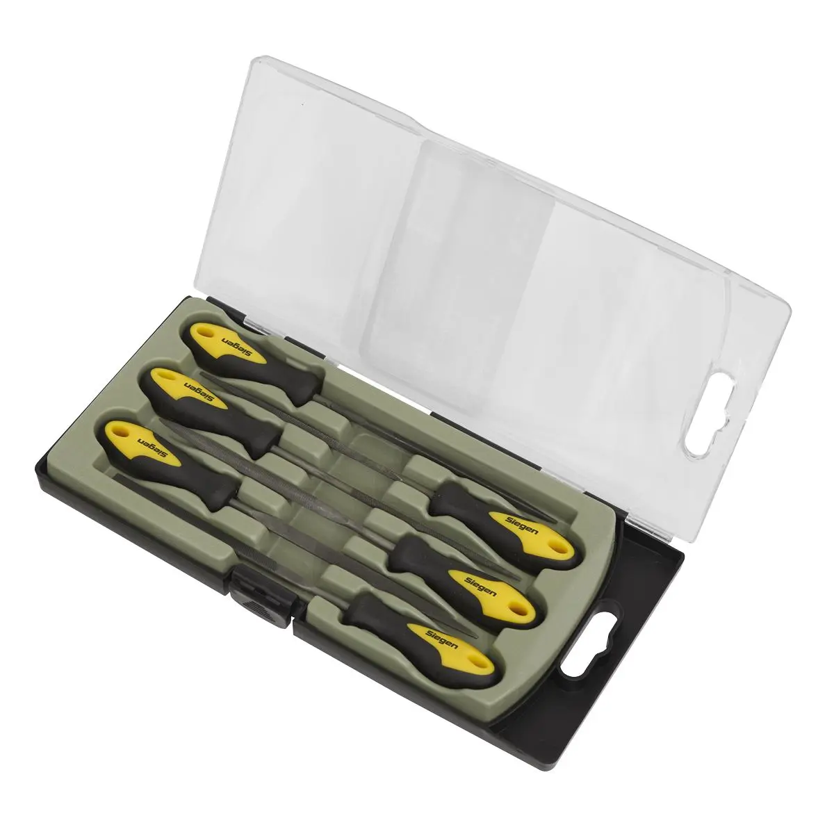 Siegen by Sealey Needle File Set 6pc 100mm - Image 3