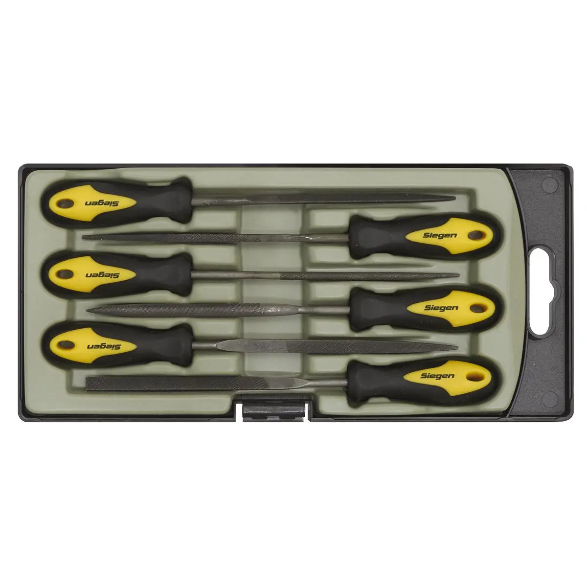Siegen by Sealey Needle File Set 6pc 100mm - Image 4