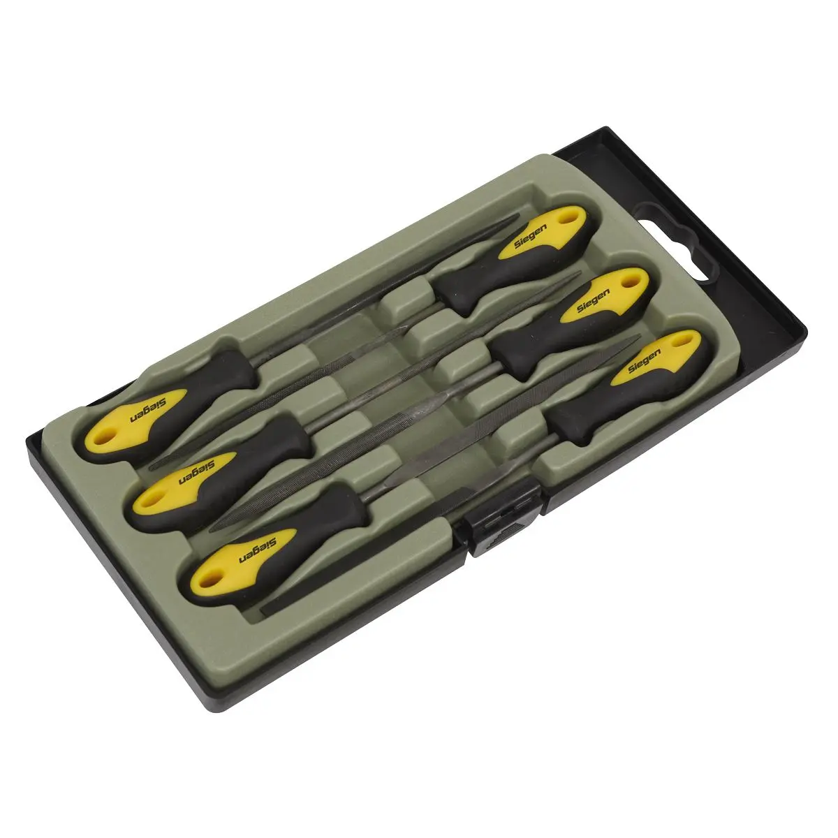 Siegen by Sealey Needle File Set 6pc 100mm - Image 5