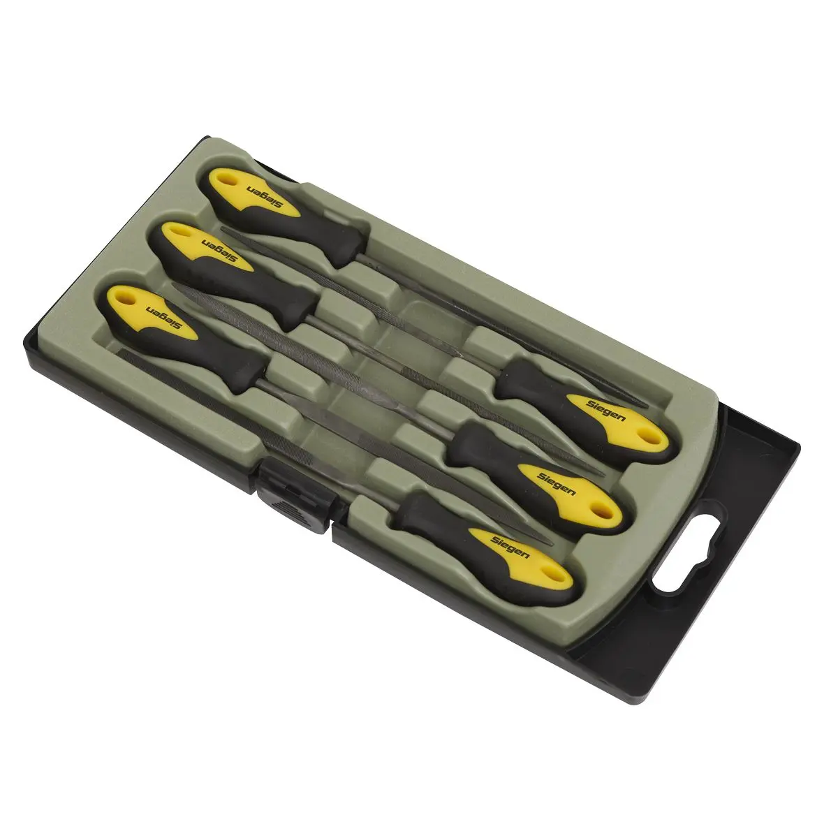 Siegen by Sealey Needle File Set 6pc 100mm - Image 6