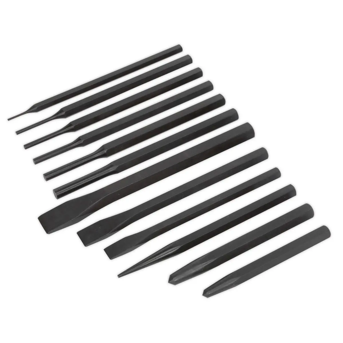 Siegen by Sealey Punch & Chisel Set 12pc - Image 3