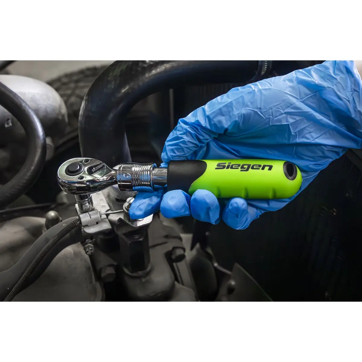 Siegen by Sealey Ratchet Wrench Extendable 1/4"Sq Drive - Image 9