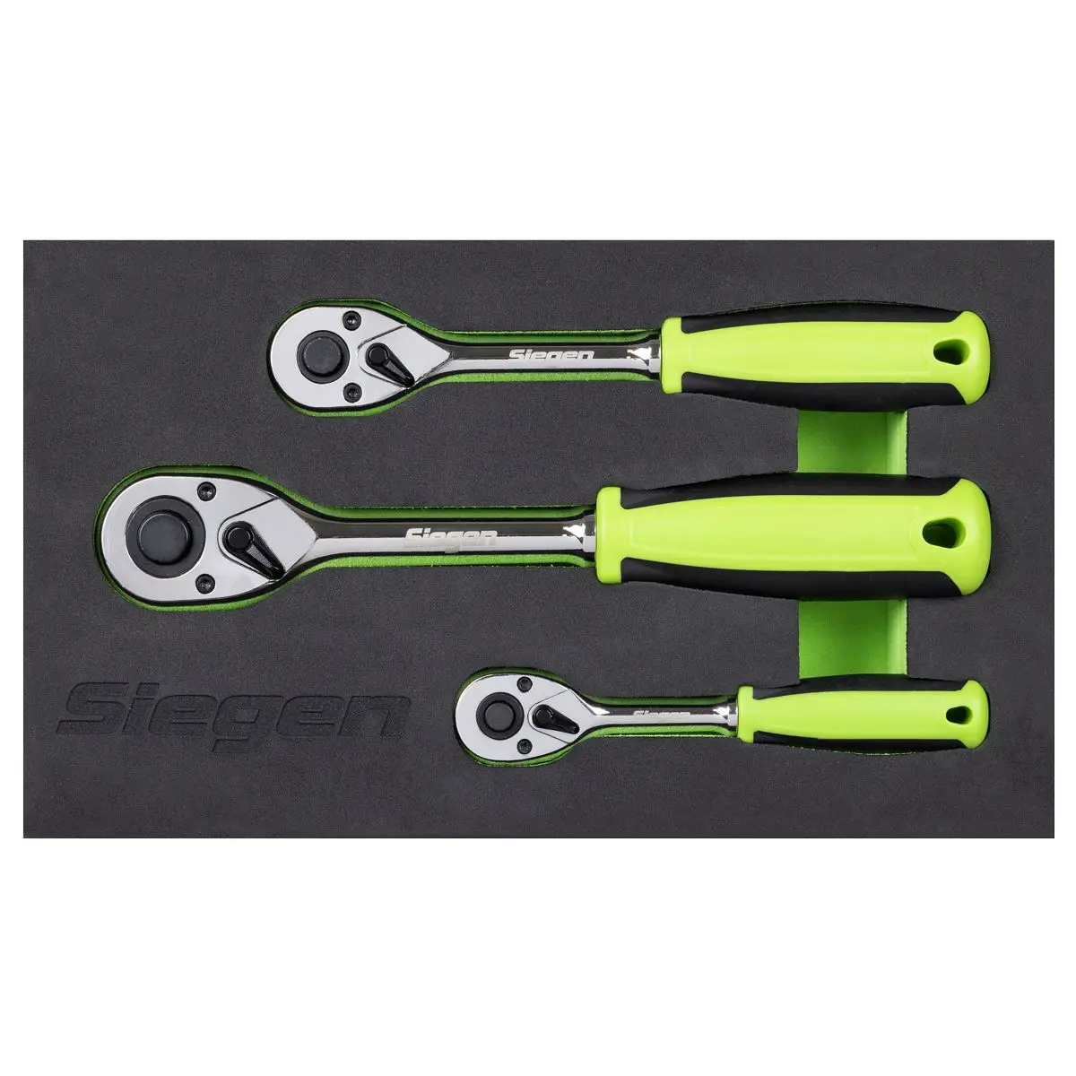 Siegen by Sealey Ratchet Wrench Set 3pc - Image 3