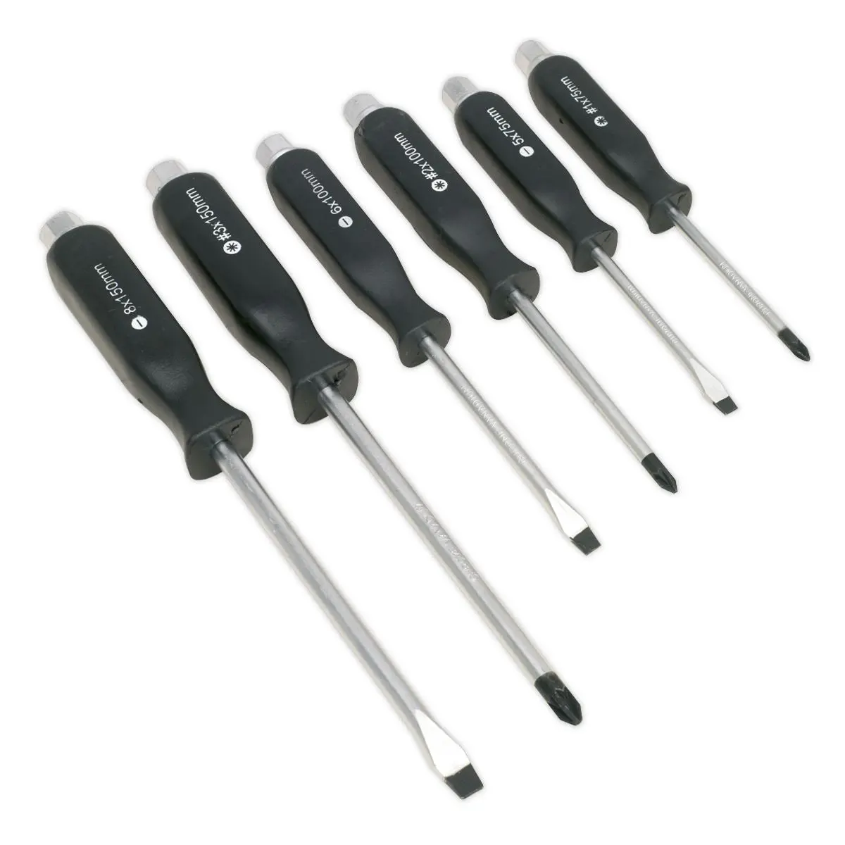 Siegen by Sealey Screwdriver Set 6pc Hammer-Thru