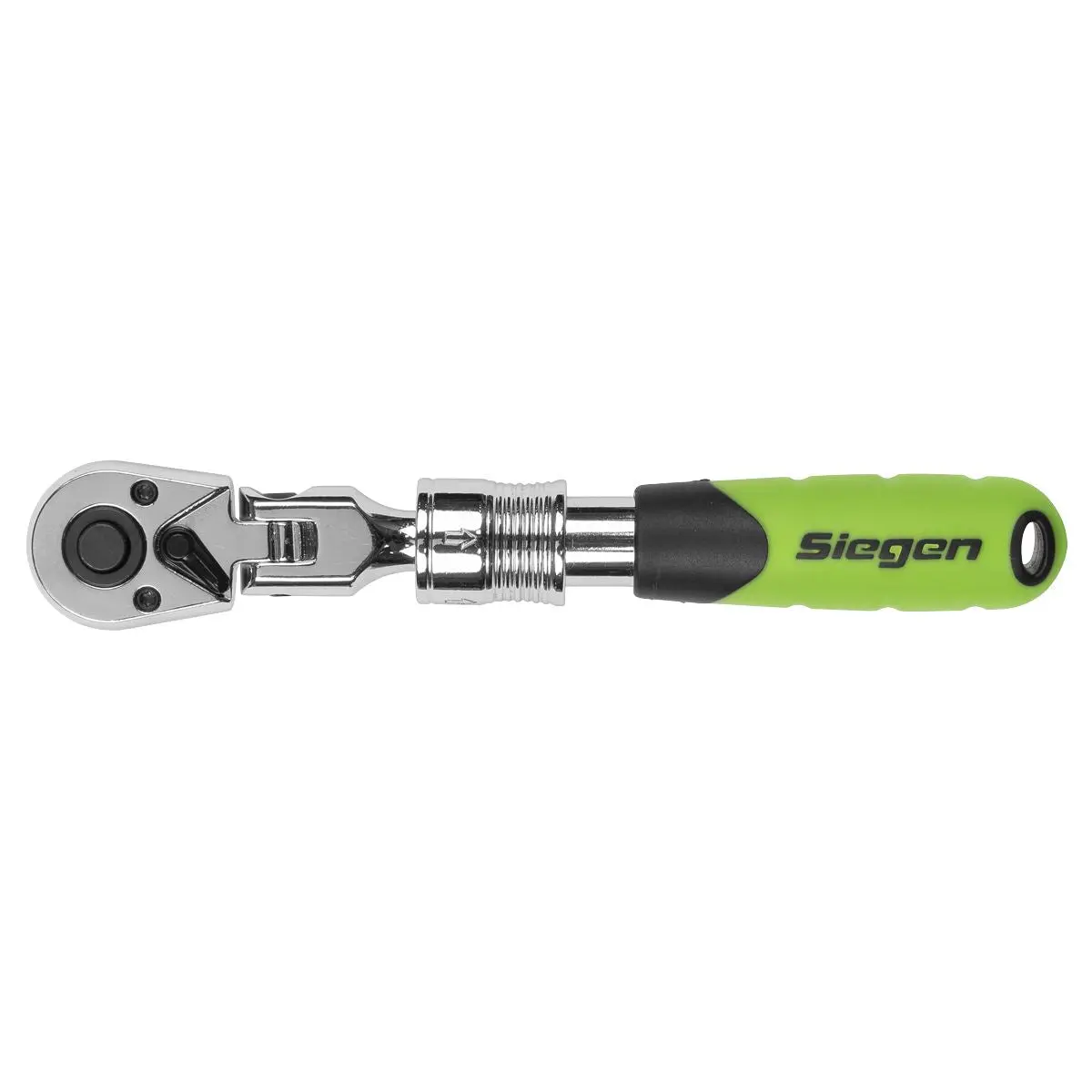 Siegen by Sealey Siegen Extendable Flexi-Head Ratchet Wrench 1/4"Sq Drive - Image 3