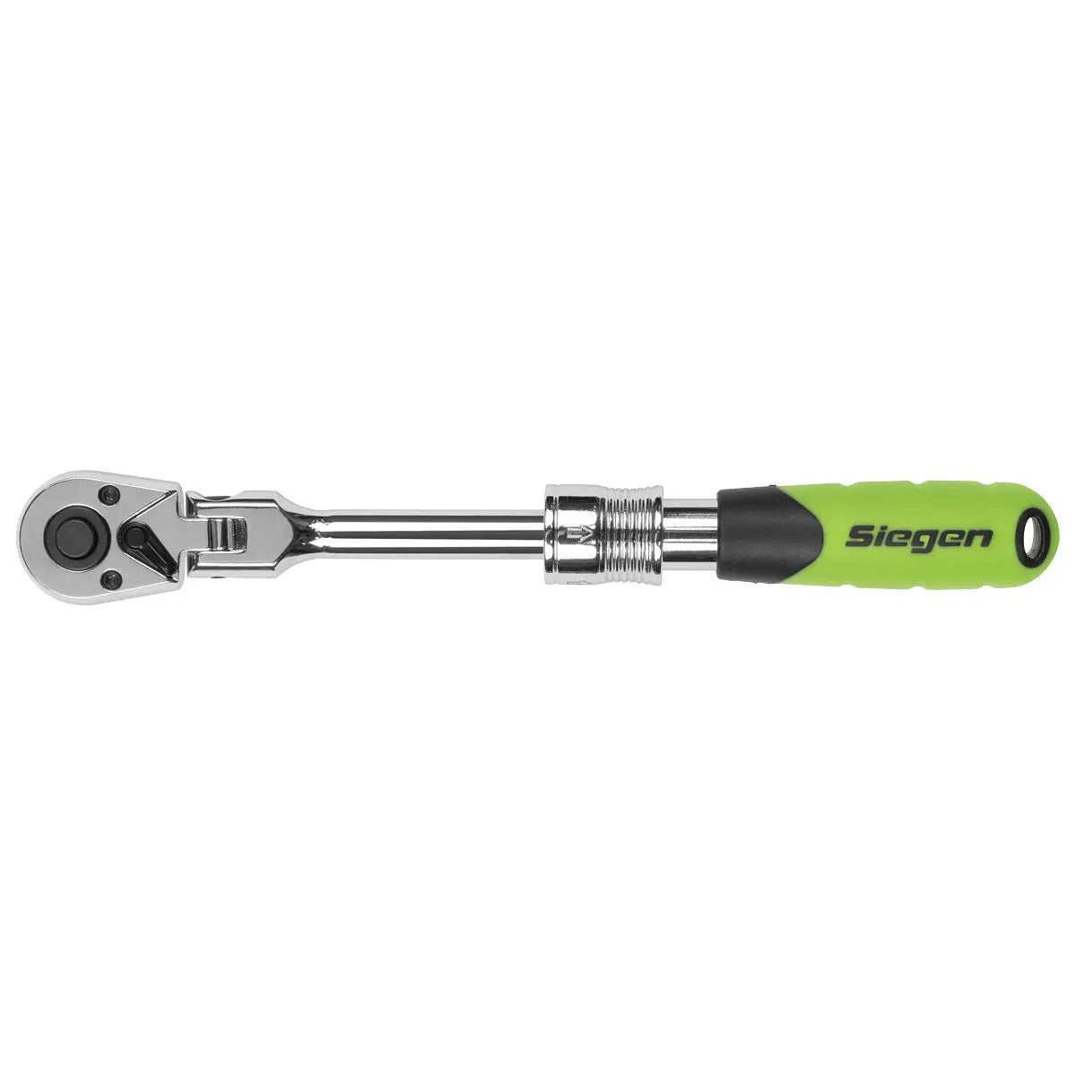 Siegen by Sealey Siegen Extendable Flexi-Head Ratchet Wrench 1/4"Sq Drive - Image 4