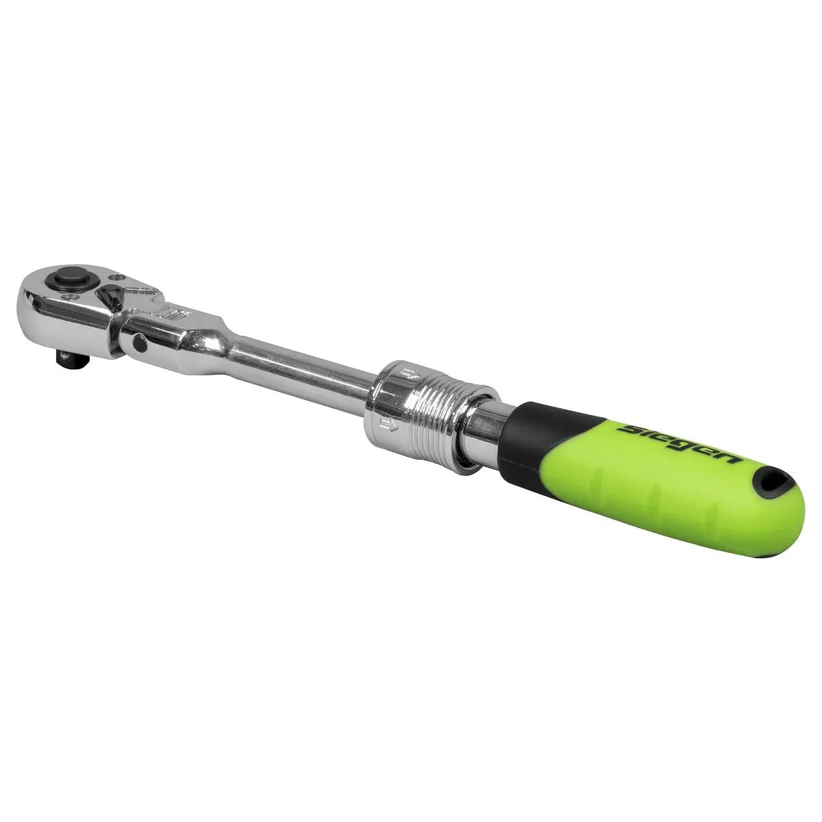 Siegen by Sealey Siegen Extendable Flexi-Head Ratchet Wrench 1/4"Sq Drive - Image 5
