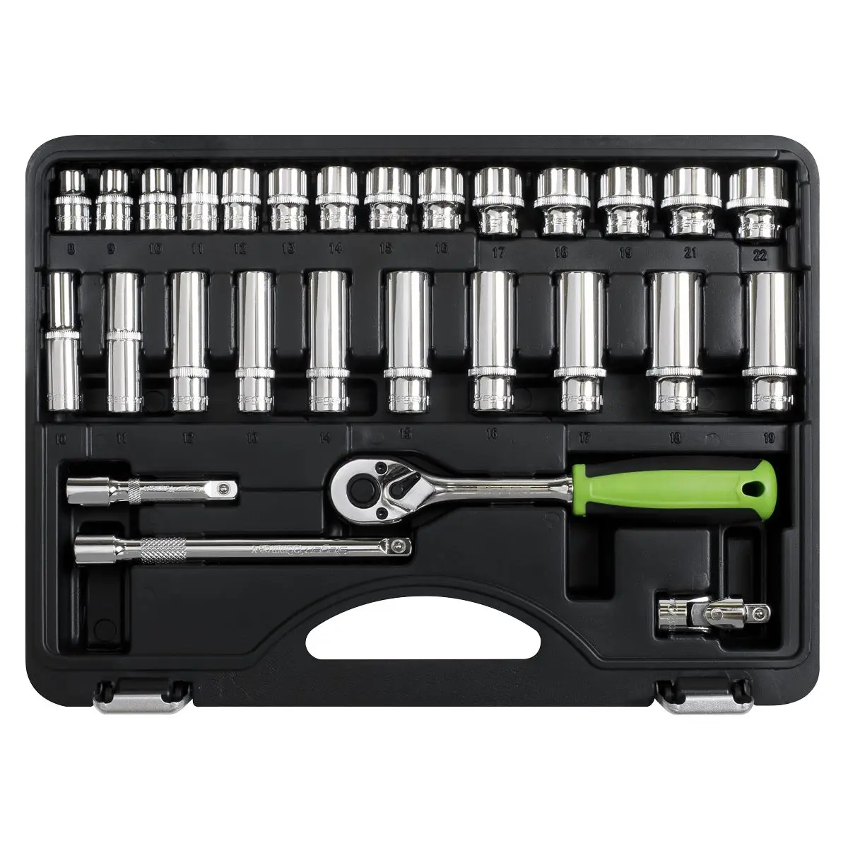 Siegen by Sealey Socket Set 28pc 3/8"Sq Drive 6pt WallDrive® Metric - Image 6