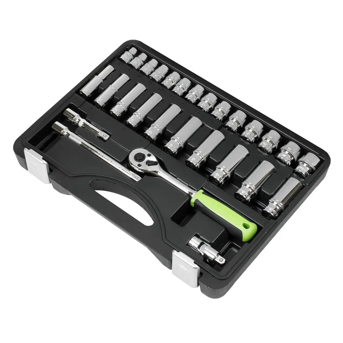 Siegen by Sealey Socket Set 28pc 3/8"Sq Drive 6pt WallDrive® Metric - Image 8