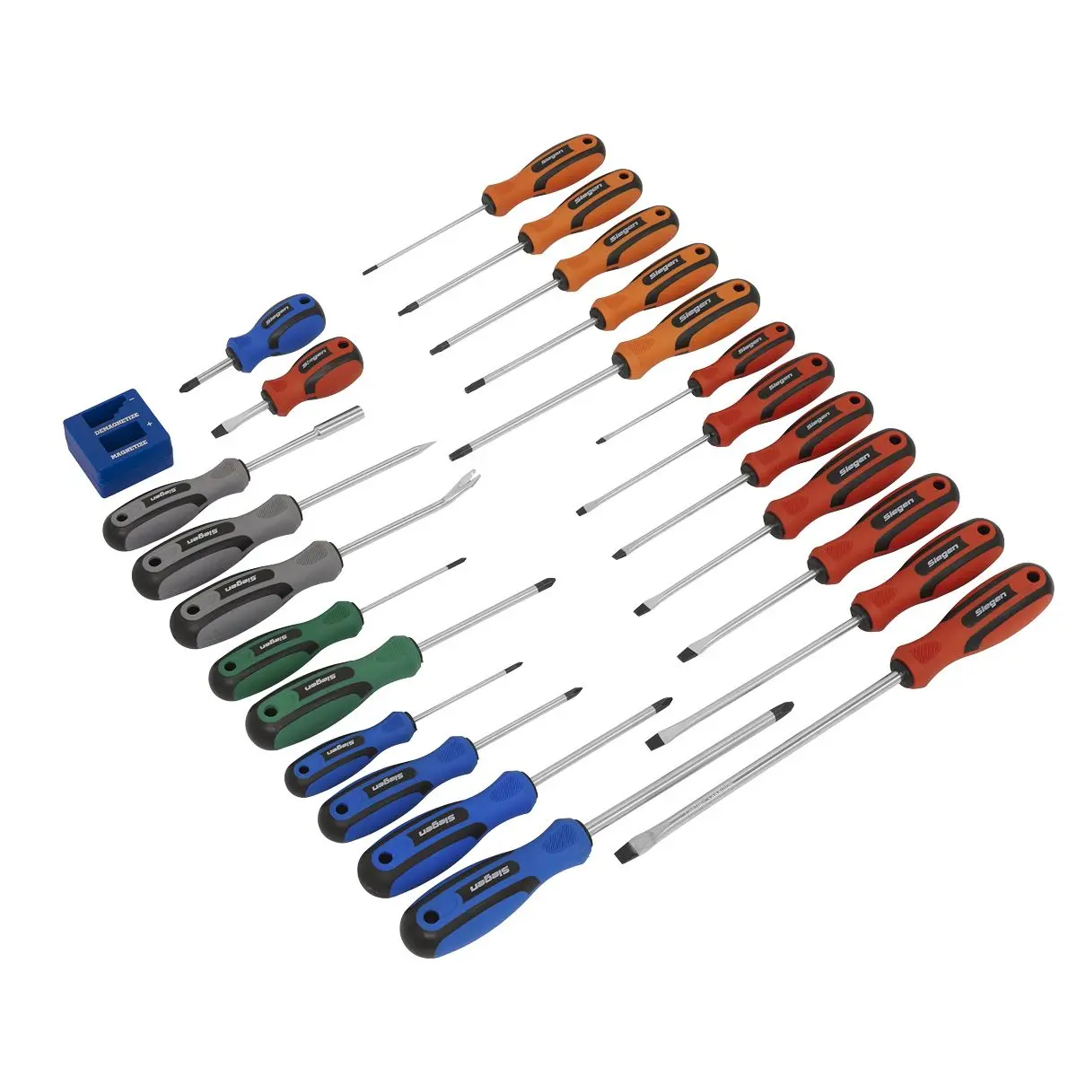 Siegen by Sealey Soft Grip Screwdriver Set 24pc