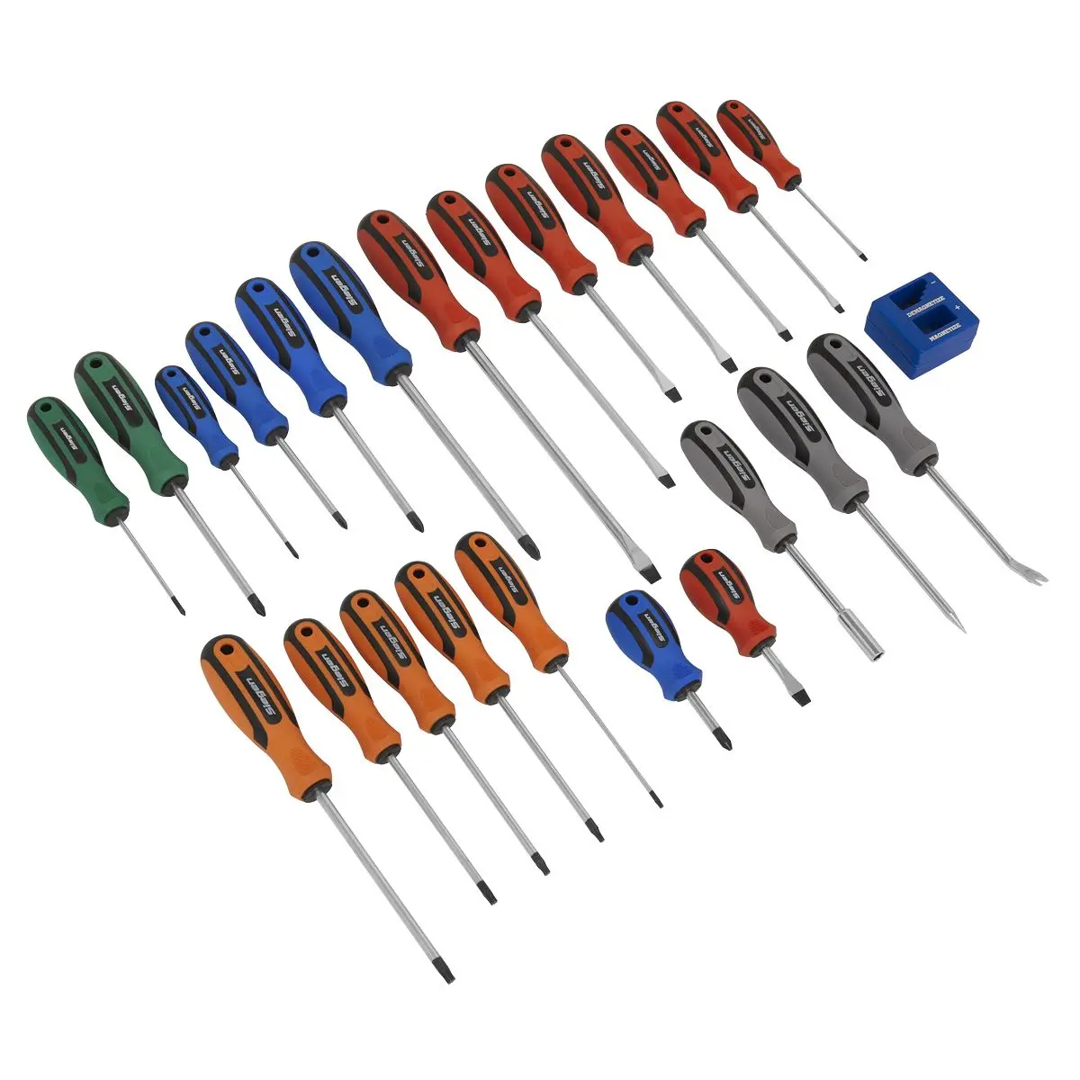 Siegen by Sealey Soft Grip Screwdriver Set 24pc - Image 2