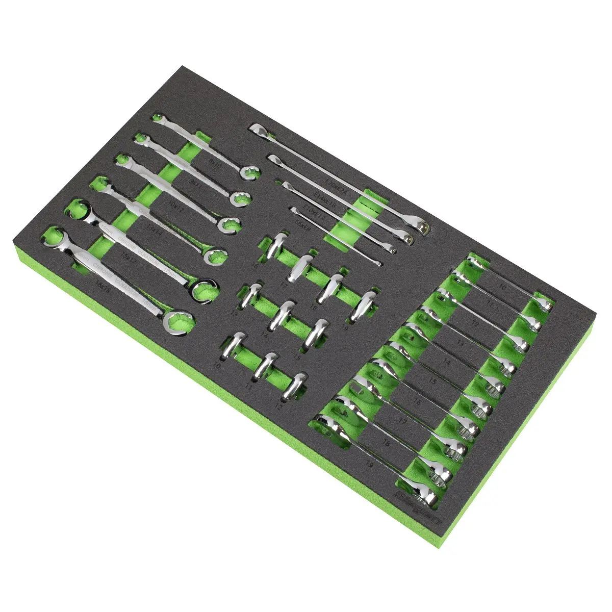 Siegen by Sealey Tool Tray with Specialised Spanner Set 30pc - Metric - Image 6
