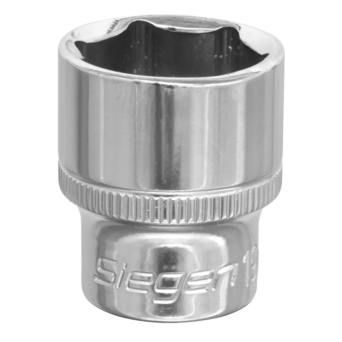 Siegen by Sealey WallDrive® Socket 19mm 3/8"Sq Drive