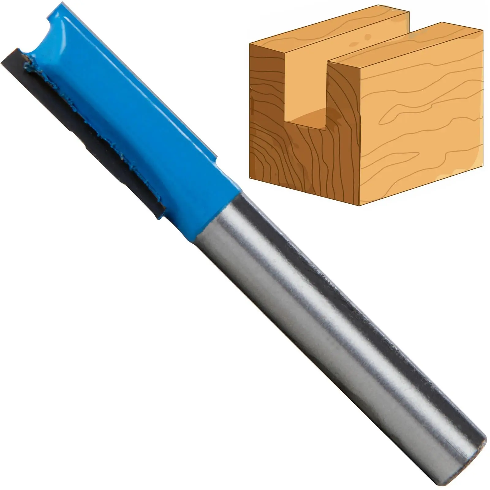 Silverline 1/4" TCT Straight Metric Cutters - Image 7