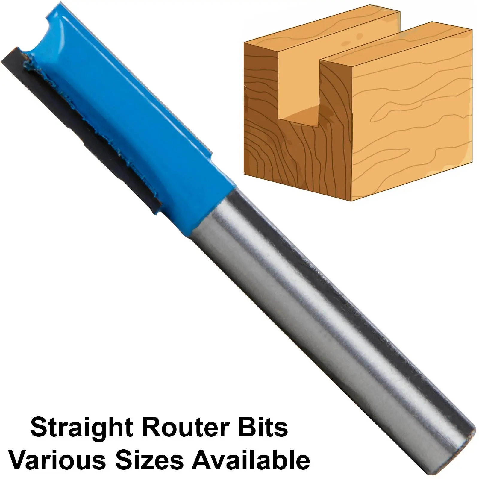 Silverline 1/4" TCT Straight Metric Cutters - Image 8