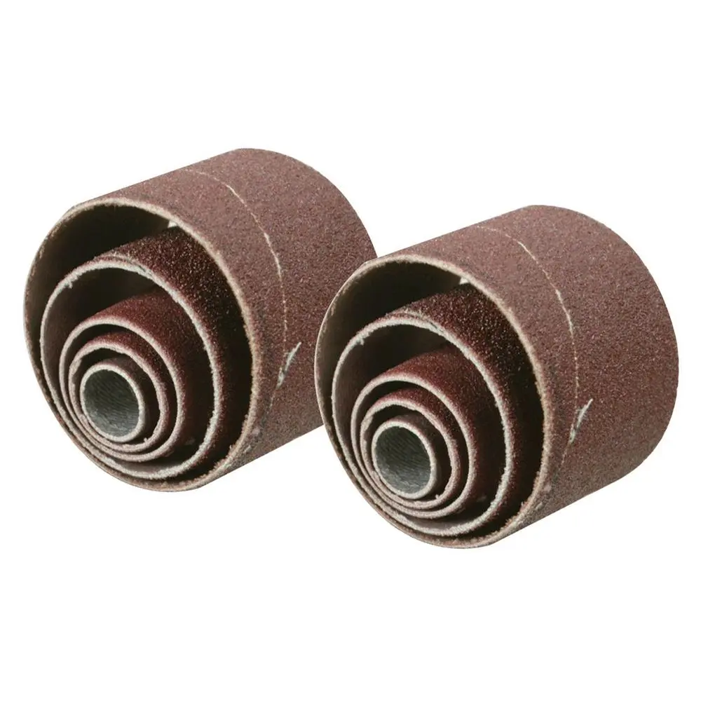 Silverline 10 Piece Drum Sanding Belts 80 Grit Replacement Sleeves Sander - Image 5